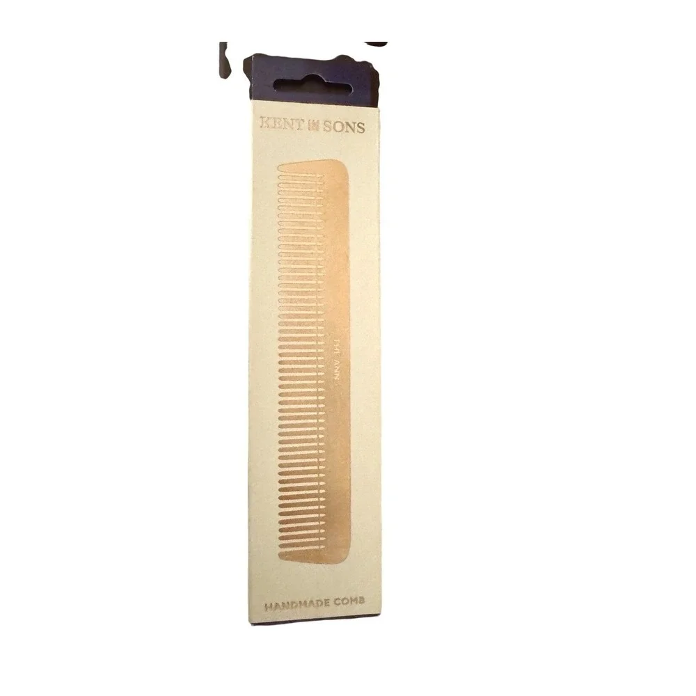 Kent England R5T - Handmade‎ Toothed Pocket Comb Sawcut New Box
